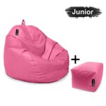casacomfy-Pear-Junior-met-voetbankje-roze